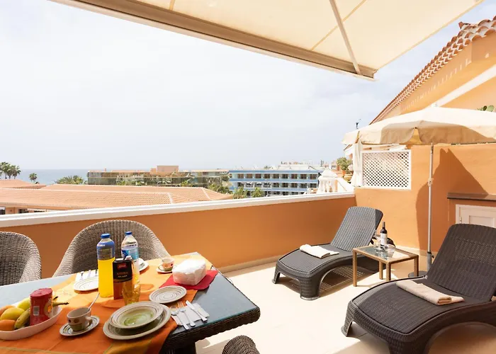 Apartment Exclusive Penthouse Playa Vistas 5 Close To Sea And Beach, Aircondition For A Fee, Wifi, Terrace, Heated Pool