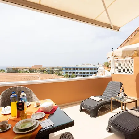 Apartmán Exclusive Penthouse Playa Vistas 5 Close To Sea And Beach, Aircondition For A Fee, Wifi, Terrace, Heated Pool